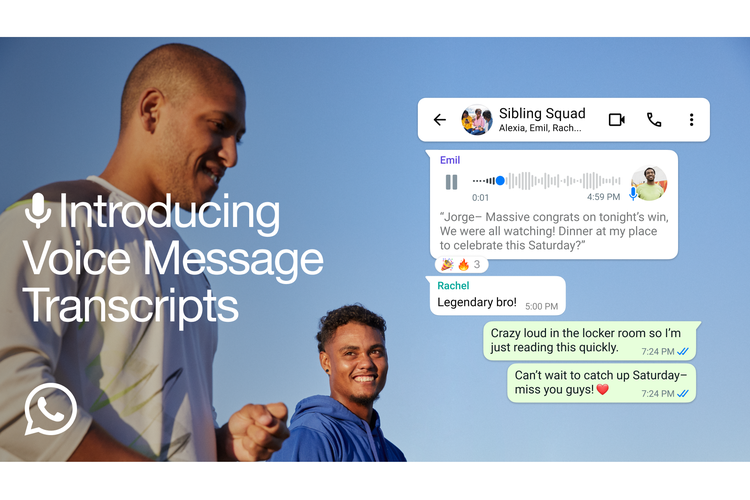 WhatsApp’s new Voice Message Transcripts feature converts audio messages into text, making communication more flexible and accessible.