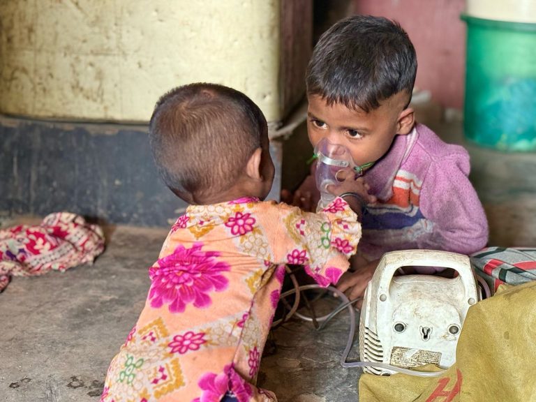 Meet the kids struggling to breathe in India’s choked capital