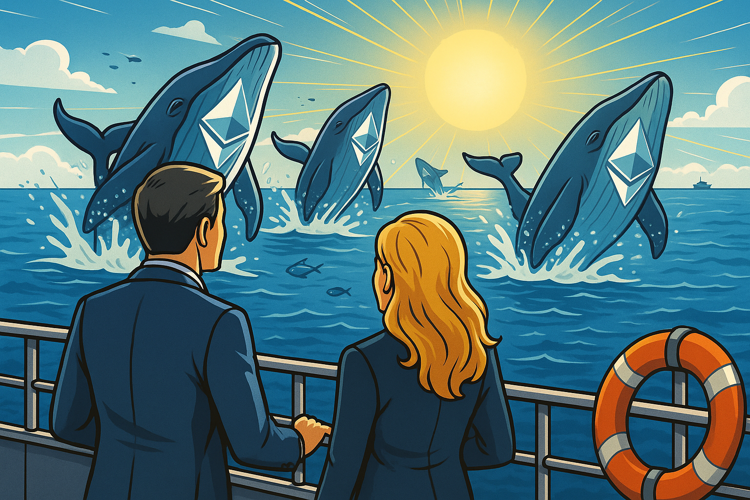 Ethereum Whales Buy $3.8B in ETH as Retail Exits