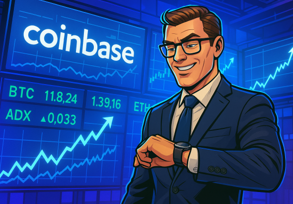 Coinbase Stock Nears All-Time High After 42% Year-to-Date Surge