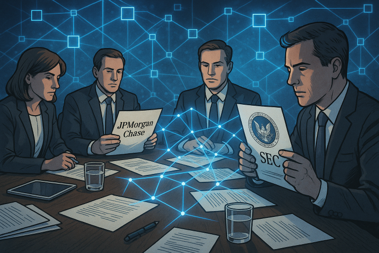 JPMorgan and SEC Discuss Capital Markets Moving to Blockchain