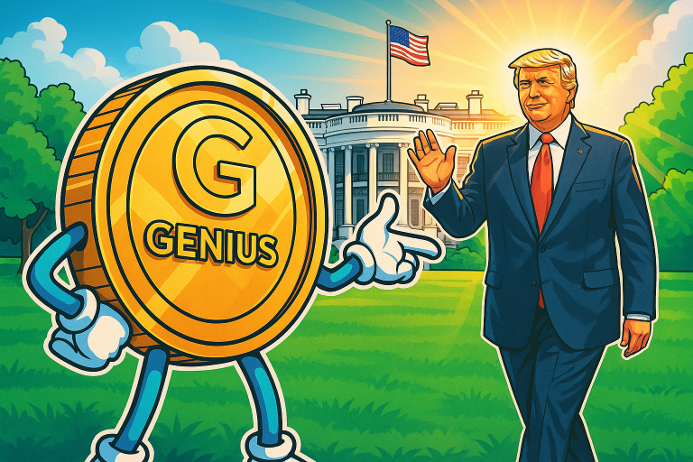 Donald Trump Urges Quick House Vote on GENIUS Stablecoin Bill